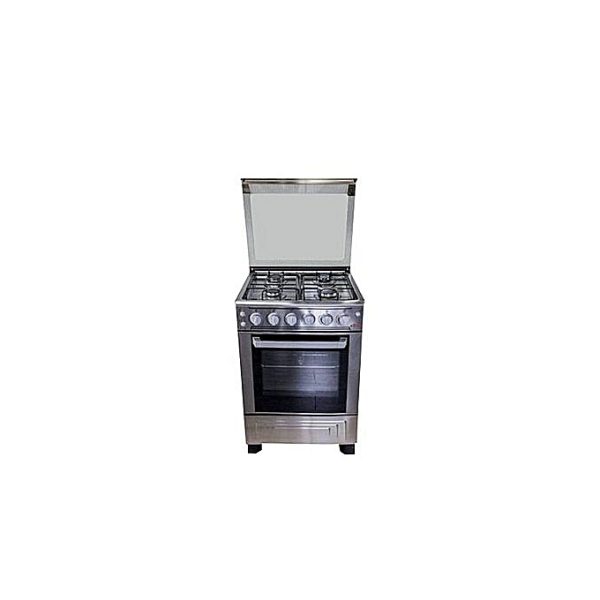 Cuisinière à Gaz Avec Allumage Electrique - 4 Feux - 50x50 - Inox CS-50 FO